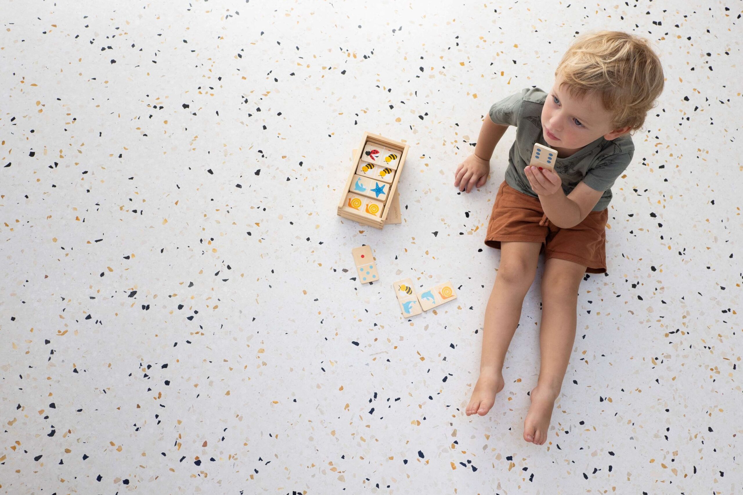 Terrazzo vloerafwerking