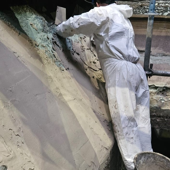 Reparatiemortel RM 202 betonherstel