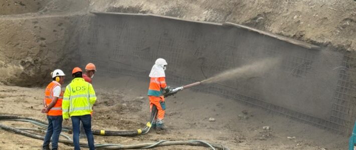 Perte et poussière minimales avec la machine de projection LDS B1n
