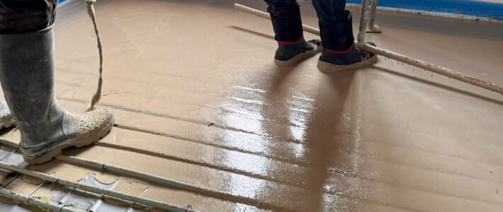 Referentie LDS SC 244: extreem dunne vloeichape geplaatst na fout uitgezette pas