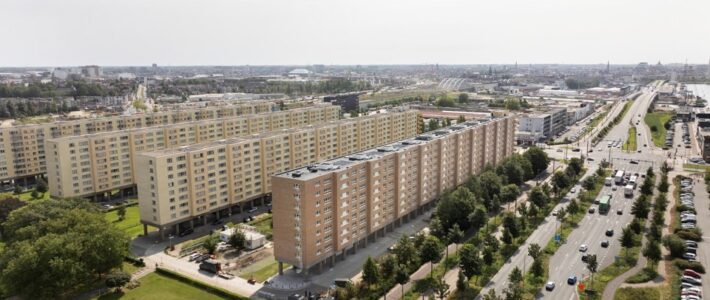 Rénovation des Langblokken dans le quartier du Luchtbal à Anvers avec l’additif de chape LDS ExcellFloor