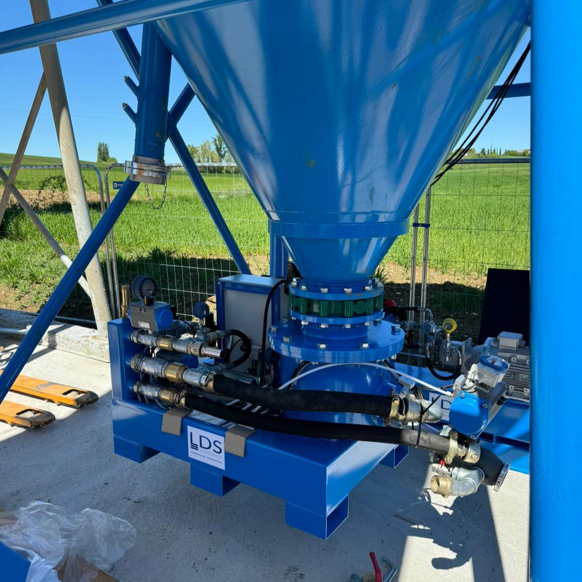FSE 7 et silo pressurisé grand débit gunitage